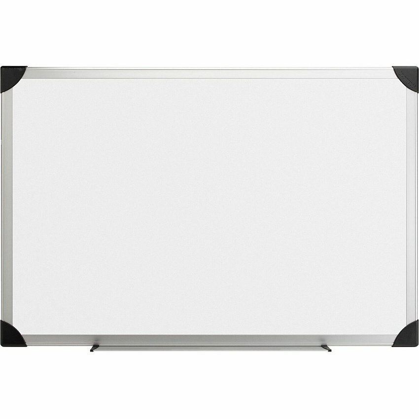 Lorell Dry-erase Board 36" (3 ft) Width x 24" (2 ft) Height - White Styrene Surface - Aluminum Frame - Ghost Resistant, Scratch Resistant - 1 Each (LLR55651)