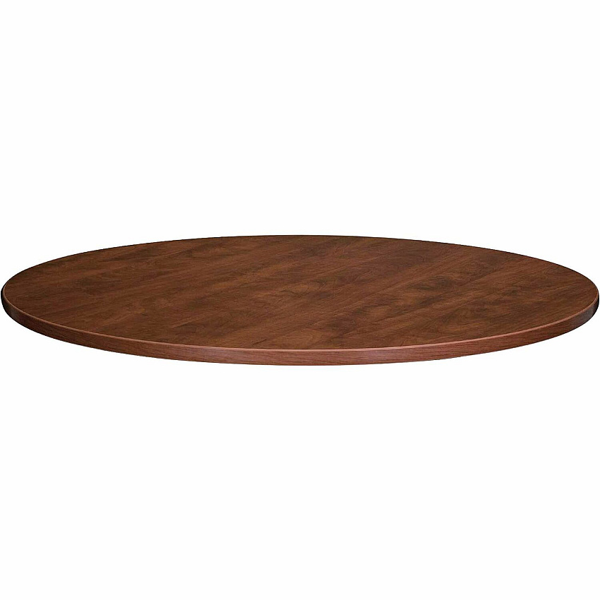 Lorell Essentials Conference Tabletop Cherry Round Top - Contemporary Style - 41.75" Table Top Width x 41.75" Table Top Depth x 1.25" Table Top Thickness x 42" Table Top Diameter - 1" Height - Conferencing - Assembly Required - Cherry, Laminate (LLR87322)