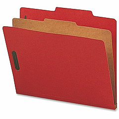 Nature Saver Letter Recycled Classification Folder 8 1/2" x 11" - 2" for Folder - 1 Divider - 25 pt. - Bright Red - 100% Recycled - 10 / Box (SP17201) Nature Saver Letter Recycled Classification Folder 8 1/2" x 11" - 2" for Folder - 1 Divider - 25 pt. - Bright Red - 100% Recycled - 10 / Box (SP17201)