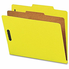 Nature Saver Letter Recycled Classification Folder 8 1/2" - 2" Expansion - 2" for Folder - Top Tab Location - 1 Divider - 25 pt. - Yellow - Eco-friendly, Durable - 100% Recycled - 10 / Box (SP17204) Nature Saver Letter Recycled Classification Folder 8 1/2" - 2" Expansion - 2" for Folder - Top Tab Location - 1 Divider - 25 pt. - Yellow - Eco-friendly, Durable - 100% Recycled - 10 / Box (SP17204)