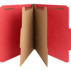 Nature Saver Letter Recycled Classification Folder 8 1/2" x 11" - 2" for Folder - 2 Divider - 25 pt. - Red - 100% Recycled - 10 / Box (SP17206) Nature Saver Letter Recycled Classification Folder 8 1/2" x 11" - 2" for Folder - 2 Divider - 25 pt. - Red - 100% Recycled - 10 / Box (SP17206)