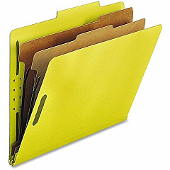 Nature Saver Letter Recycled Classification Folder 8 1/2" x 11" - 2" Expansion - 2" for Folder - Top Tab Location - 2 Divider - 25 pt. - Yellow - Eco-friendly, Durable - 100% Recycled - 10 / Box (SP17209) Nature Saver Letter Recycled Classification Folder 8 1/2" x 11" - 2" Expansion - 2" for Folder - Top Tab Location - 2 Divider - 25 pt. - Yellow - Eco-friendly, Durable - 100% Recycled - 10 / Box (SP17209)