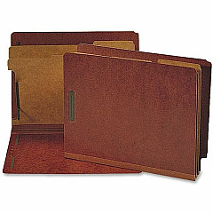 Nature Saver Letter Recycled Classification Folder 8 1/2" x 11" - 2 Fastener - 2" for Folder - End Tab Location - 2 Divider - 25 pt. - Red - 100% Recycled - 10 / Box (SP17258) Nature Saver Letter Recycled Classification Folder 8 1/2" x 11" - 2 Fastener - 2" for Folder - End Tab Location - 2 Divider - 25 pt. - Red - 100% Recycled - 10 / Box (SP17258)