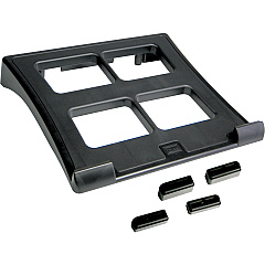 DAC&reg; Height and Angle Adjustable Laptop Stand 2.60" Height x 11.50" Width x 13" Depth - Black - 1 Each (MP195)