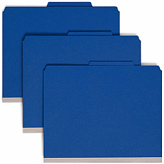 Smead SafeSHIELD 2/5 Tab Cut Letter Recycled Classification Folder 8 1/2" x 11" - 2" Expansion - 2 x 2S Fastener - 2" for Folder, Divider - Top Tab Location - Right of Center Tab Position - 2 Divider - 25 pt. - 1 Plys - Pressboard - Dark Blue - Ri (14200) Smead SafeSHIELD 2/5 Tab Cut Letter Recycled Classification Folder 8 1/2" x 11" - 2" Expansion - 2 x 2S Fastener - 2" for Folder, Divider - Top Tab Location - Right of Center Tab Position - 2 Divider - 25 pt. - 1 Plys - Pressboard - Dark Blue - Ri (14200)