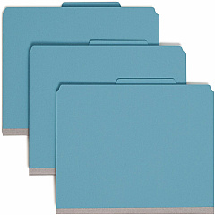 Smead SafeSHIELD 2/5 Tab Cut Letter Recycled Classification Folder 8 1/2" x 11" - 2" Expansion - 2 x 2S Fastener - 2" for Folder, Divider - Top Tab Location - Right of Center Tab Position - 2 Divider - 25 pt. - 1 Plys - Pressboard - Blue - Rip Pro (14204) Smead SafeSHIELD 2/5 Tab Cut Letter Recycled Classification Folder 8 1/2" x 11" - 2" Expansion - 2 x 2S Fastener - 2" for Folder, Divider - Top Tab Location - Right of Center Tab Position - 2 Divider - 25 pt. - 1 Plys - Pressboard - Blue - Rip Pro (14204)