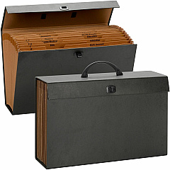 Smead Legal Recycled Expanding File 8 1/2" x 14" - 19 Pocket - Black - 30% Recycled - 1 Each (70804) Smead Legal Recycled Expanding File 8 1/2" x 14" - 19 Pocket - Black - 30% Recycled - 1 Each (70804)