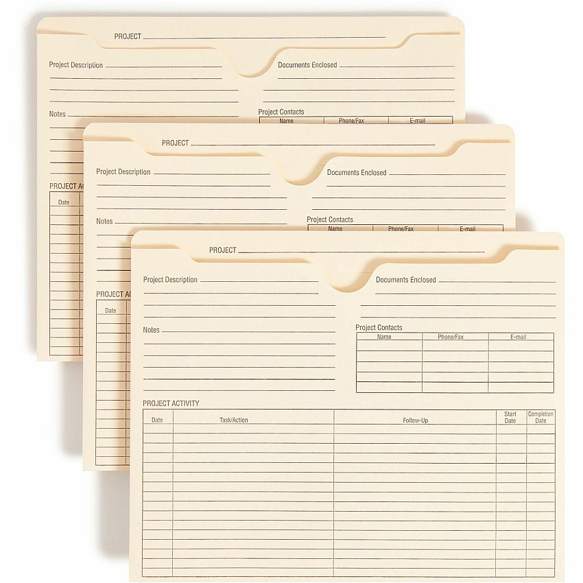 Smead Straight Tab Cut Letter Recycled File Jacket 8 1/2" x 11" - 2" Expansion - Top Tab Location - 11 pt. - 2 Plys - Manila - Reinforced Tab, Slip Resistant - 10% Recycled - 50 / Box (75622)