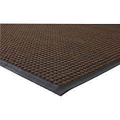 Genuine Joe Waterguard Wiper Scraper Floor Mats Carpeted Floor, Indoor, Outdoor - 72" Length x 48" Width - Polypropylene - Brown - 1 Each (GJO58843)