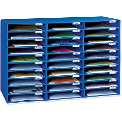 Classroom Keepers 30-Slot Mailbox 30 Pocket(s) - Compartment Size : 1.80" x 12.50" x 10" - 21" Height x 31.63" Width x 12.75" Depth - 70% Recycled - Blue - 1 Each (001318) Classroom Keepers 30-Slot Mailbox 30 Pocket(s) - Compartment Size : 1.80" x 12.50" x 10" - 21" Height x 31.63" Width x 12.75" Depth - 70% Recycled - Blue - 1 Each (001318)