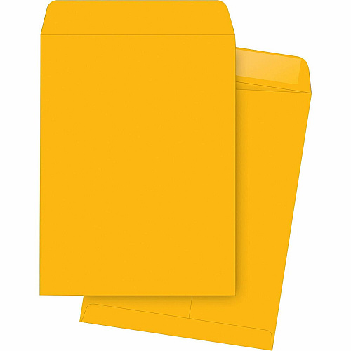 Business Source Kraft Gummed Catalog Envelopes Catalog - #14 1/2 - 11 1/2" Width x 14 1/2" Length - 28 lb - Gummed - Brown - Kraft - 1 Box (BSN42116)