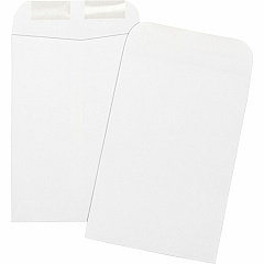 Business Source Durable Open-End Catalog Envelopes Catalog - #1 3/4 - 6 1/2" Width x 9 1/2" Length - 24 lb - Gummed - White - Wove - 500 / Box (BSN42117)