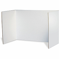 Pacon Privacy Boards 48" Width x 16" Height0.9" Length - White - 4 / Pack (3782) Pacon Privacy Boards 48" Width x 16" Height0.9" Length - White - 4 / Pack (3782)