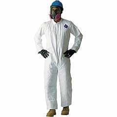 DuPont TY120 Tyvek Coveralls XX-Large - Polyolefin - White - Anti-static, Stress Resistant - 25 / Carton (120SWHXXL00) DuPont TY120 Tyvek Coveralls XX-Large - Polyolefin - White - Anti-static, Stress Resistant - 25 / Carton (120SWHXXL00)
