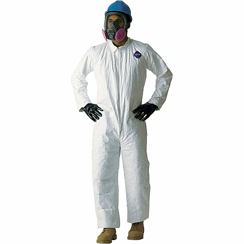 DuPont TY120 Tyvek Coveralls XX-Large - Polyolefin - White - Anti-static, Stress Resistant - 25 / Carton (120SWHXXL00)