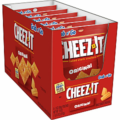 Cheez-It Cheez-It Baked Snack Crackers Original - 1 Serving Pouch - 3 oz - 6 / Box (19133) Cheez-It Cheez-It Baked Snack Crackers Original - 1 Serving Pouch - 3 oz - 6 / Box (19133)