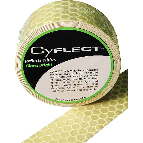 Miller's Creek Honeycomb Reflective Adhesive Tape 5 ft Length x 1.50" Width - Yellow - Plastic - For Shipping, Mailing - 1 Roll (151831)