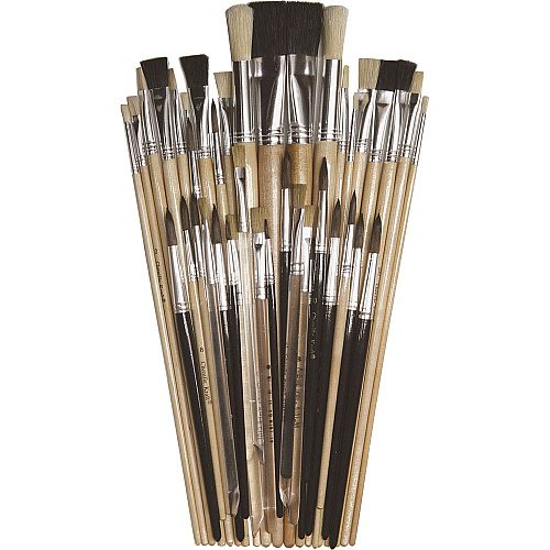 Creativity Street Colossal Crafts Brush Assortment Aluminum Ferrule - 1 Set (5220)