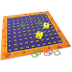 Learning Resources Hip Hoppin' Hundred Mat Floor Game Math Toy - Theme/Subject: Learning - 1 Each (LER1100) Learning Resources Hip Hoppin' Hundred Mat Floor Game Math Toy - Theme/Subject: Learning - 1 Each (LER1100)