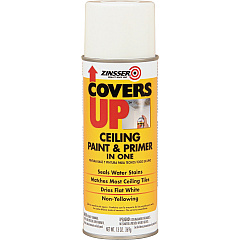 Zinsser COVERS UP Ceiling Paint/Primer in One 1 Color(s) - White - 13 fl oz - 1 Each (3688) Zinsser COVERS UP Ceiling Paint/Primer in One 1 Color(s) - White - 13 fl oz - 1 Each (3688)