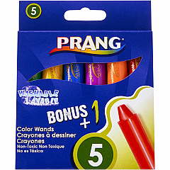 Prang Washable Color Wands Red, Orange, Yellow, Green, Blue, Purple - 6 / Set (47878) Prang Washable Color Wands Red, Orange, Yellow, Green, Blue, Purple - 6 / Set (47878)