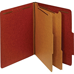 Pendaflex 2/5 Tab Cut Letter Recycled Classification Folder 8 1/2" x 11" - 2 1/2" Expansion - 2 Fastener - 2" Fastener Capacity, 1" for Divider - Top Tab Location - Right of Center Tab Position - 2 Divider - 25 pt. - Pressboard - Red - Tyvek Guss (24075R) Pendaflex 2/5 Tab Cut Letter Recycled Classification Folder 8 1/2" x 11" - 2 1/2" Expansion - 2 Fastener - 2" Fastener Capacity, 1" for Divider - Top Tab Location - Right of Center Tab Position - 2 Divider - 25 pt. - Pressboard - Red - Tyvek Guss (24075R)