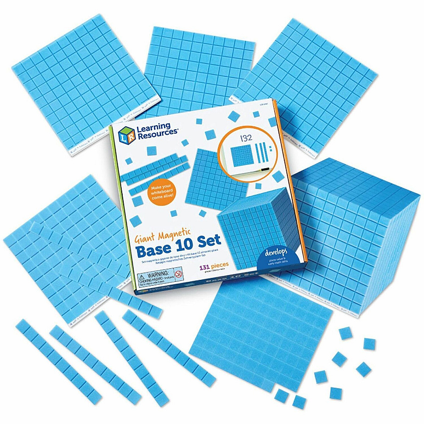 Learning Resources Giant Magnetic Base Ten Set (LER6366)