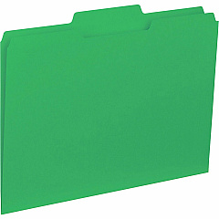 Business Source 1/3 Tab Cut Letter Recycled Top Tab File Folder 8 1/2" x 11" - Top Tab Location - Assorted Tab Position - 11 pt. - 1 Plys - Green - 10% Recycled - 100 / Box (BSN43563) Business Source 1/3 Tab Cut Letter Recycled Top Tab File Folder 8 1/2" x 11" - Top Tab Location - Assorted Tab Position - 11 pt. - 1 Plys - Green - 10% Recycled - 100 / Box (BSN43563)