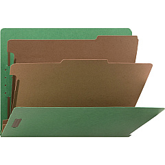 Nature Saver Letter Recycled Classification Folder 8 1/2" x 11" - End Tab Location - 2 Divider - 25 pt. - Fiberboard - Green - 100% Recycled - 10 / Box (SP17373) Nature Saver Letter Recycled Classification Folder 8 1/2" x 11" - End Tab Location - 2 Divider - 25 pt. - Fiberboard - Green - 100% Recycled - 10 / Box (SP17373)