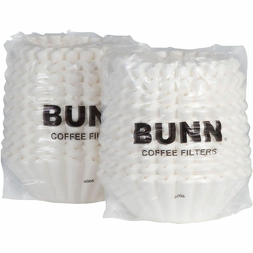 BUNN Heavyweight Coffee Filters Heavyweight, Disposable - 1 Carton - White (201060000)