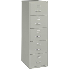 Lorell Fortress Series 26-1/2" Commercial-Grade Vertical File Cabinet 18" Width x 26.5" Depth x 61" Height - 5 x Drawer(s) for File - Legal - Vertical - Security Lock, Heavy Duty, Ball-bearing Suspension - Light Gray - Steel - Recycled - 1 Each (LLR48502) Lorell Fortress Series 26-1/2" Commercial-Grade Vertical File Cabinet 18" Width x 26.5" Depth x 61" Height - 5 x Drawer(s) for File - Legal - Vertical - Security Lock, Heavy Duty, Ball-bearing Suspension - Light Gray - Steel - Recycled - 1 Each (LLR48502)