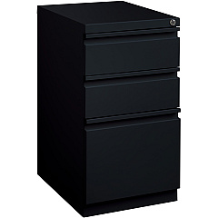Lorell 20" Box/Box/File Mobile File Cabinet with Full-Width Pull 15" Width x 20" Depth x 27.7" Height - Letter - Ball-bearing Suspension, Recessed Handle, Security Lock - Black - Steel - Recycled - 1 Each (LLR49521) Lorell 20" Box/Box/File Mobile File Cabinet with Full-Width Pull 15" Width x 20" Depth x 27.7" Height - Letter - Ball-bearing Suspension, Recessed Handle, Security Lock - Black - Steel - Recycled - 1 Each (LLR49521)