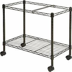 Lorell Mobile File Cart 4 Casters - Steel - 12.88" Width x 25.75" Depth x 20.50" Height - Black - 1 Each (LLR45651) Lorell Mobile File Cart 4 Casters - Steel - 12.88" Width x 25.75" Depth x 20.50" Height - Black - 1 Each (LLR45651)