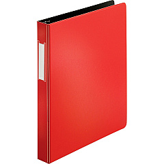 Business Source Slanted D-ring Binders 1" Binder Capacity - 3 Ring - Fastener: D-Ring - Pocket: 2, Internal - Chipboard, Polypropylene - Red - PVC-free, Non-stick, Spine Label, Gap-free Ring, Non-glare, Heavy Duty, Open and Closed Triggers - 1  (BSN33108)