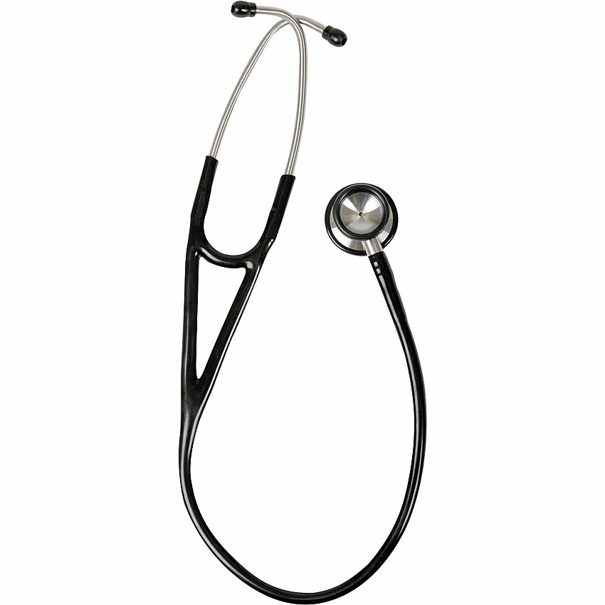 Medline Accucare Cardiology Stethoscope Black - 1 Each (MDS92500)