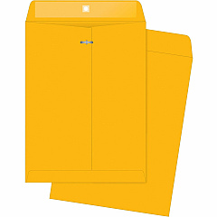Business Source Kraft Envelopes Clasp - #97 - 10" Width x 13" Length - 32 lb - Clasp - Brown Kraft - Kraft - 100 / Box (BSN04426)