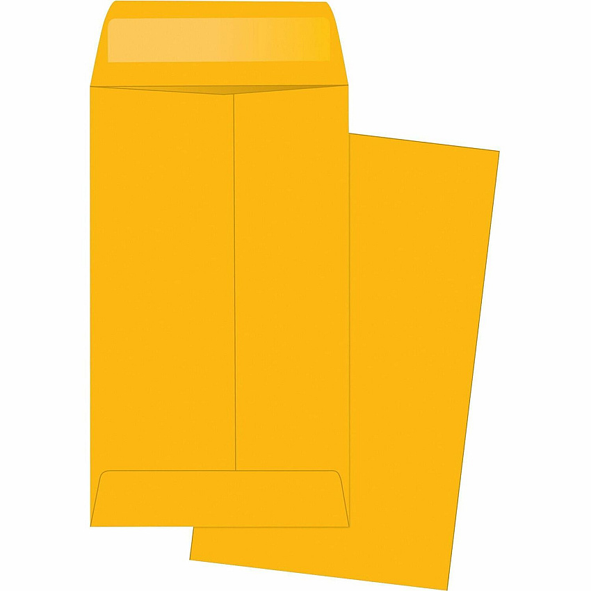 Business Source Small Coin Kraft Envelopes Coin - #3 - 2 1/2" Width x 4 1/4" Length - 20 lb - Gummed - Brown Kraft - Kraft - 500 / Box (BSN04441)