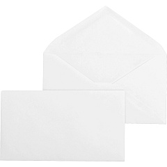 Business Source Diagonal Seam No. 9 Envelopes Business - #9 - 3 7/8" Width x 8 7/8" Length - 24 lb - Gummed - White - Wove - 500 / Box (BSN04469)