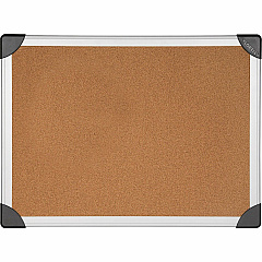 Lorell Corkboard 48" Board Height x 72" Board Width - Silver Cork, Brown Surface - Resist Warping, Durable, Laminated, Resilient - Aluminum Frame - 1 Each (LLR19193) Lorell Corkboard 48" Board Height x 72" Board Width - Silver Cork, Brown Surface - Resist Warping, Durable, Laminated, Resilient - Aluminum Frame - 1 Each (LLR19193)