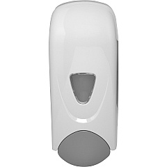 Genuine Joe Foam-Eeze Foam Soap Dispenser Manual - 1.06 quart Capacity - Refillable, Site Window, Durable - Gray, White - 1 Each (GJO08950) Genuine Joe Foam-Eeze Foam Soap Dispenser Manual - 1.06 quart Capacity - Refillable, Site Window, Durable - Gray, White - 1 Each (GJO08950)
