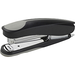 Business Source Dual Shot Full-strip Stapler Staples Upto 20 Sheet of 20lb Paper - Holds Upto 210 Staple - Full Strip - Staple Size: 0.25" - Black - Plastic - 1 Each (BSN62830)