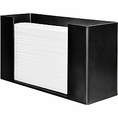 Genuine Joe Folded Paper Towel Dispenser C Fold, Multifold Dispenser - 6.8" Height x 11.5" Width x 4.1" Depth - Acrylic - Black - Wall Mountable - 1 Each (GJO11524) Genuine Joe Folded Paper Towel Dispenser C Fold, Multifold Dispenser - 6.8" Height x 11.5" Width x 4.1" Depth - Acrylic - Black - Wall Mountable - 1 Each (GJO11524)