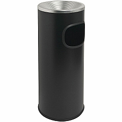 Genuine Joe Fire-safe 3-Gallon Ashtray Receptacle 3 gal Capacity - Removable Lid, Fire-Safe - 28" Height x 11" Width - Aluminum, Stainless Steel - Aluminum, Black - 1 Each (GJO58884) Genuine Joe Fire-safe 3-Gallon Ashtray Receptacle 3 gal Capacity - Removable Lid, Fire-Safe - 28" Height x 11" Width - Aluminum, Stainless Steel - Aluminum, Black - 1 Each (GJO58884)