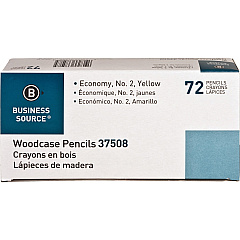 Business Source Woodcase No. 2 Pencils #2 - Yellow Wood Barrel - 72 / Box (BSN37508) Business Source Woodcase No. 2 Pencils #2 - Yellow Wood Barrel - 72 / Box (BSN37508)