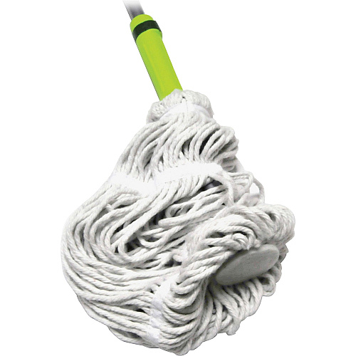 Miller's Creek Cotton Twist Mop Sponge Head - Looped Ends, Ergonomic Handle, Lightweight - Blue - 1 Each (621665)