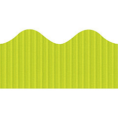Bordette Decorative Border Fade Resistant - 2.25" Width x 600" Length - Lime - 1 Roll (37054) Bordette Decorative Border Fade Resistant - 2.25" Width x 600" Length - Lime - 1 Roll (37054)