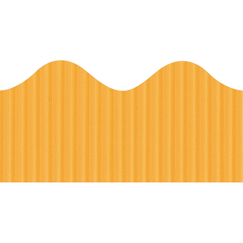 Bordette Decorative Border Fade Resistant - 2.25" Width x 600" Length - Sunset Gold - 1 Roll (37074)