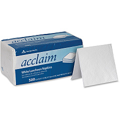 Dixie 1/4-Fold Luncheon Napkin by GP Pro 1 Ply - Quarter-fold - 12.50" Width x 11.50" Length - White - 500/Pack - 12 / Carton (37707) Dixie 1/4-Fold Luncheon Napkin by GP Pro 1 Ply - Quarter-fold - 12.50" Width x 11.50" Length - White - 500/Pack - 12 / Carton (37707)