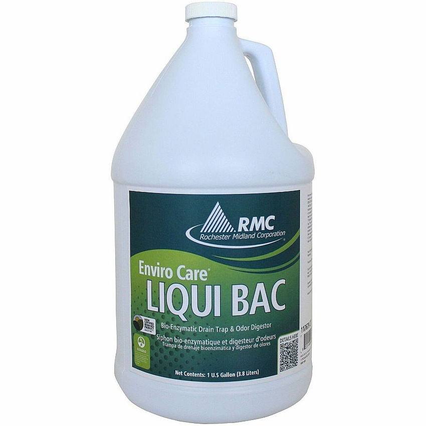 Rochester Midland RMC Enviro Care Liquic Bac Cleaner For Nursing Home, School, Industry, Hospital, Septic Tank, Sump Pump, Portable Toilet, Apartment, Funeral Home, Kennel, Recreational Vehicle, ... - 128 fl oz (4 quart) - Recommended For: Odor (11767927)