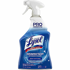 Professional Lysol Disinfectant Bathroom Cleaner Ready-To-Use - 32 fl oz (1 quart) - Fresh Clean Scent - Disinfectant, Deodorize, Non-abrasive, Bleach-free - 1 Each (04685) Professional Lysol Disinfectant Bathroom Cleaner Ready-To-Use - 32 fl oz (1 quart) - Fresh Clean Scent - Disinfectant, Deodorize, Non-abrasive, Bleach-free - 1 Each (04685)